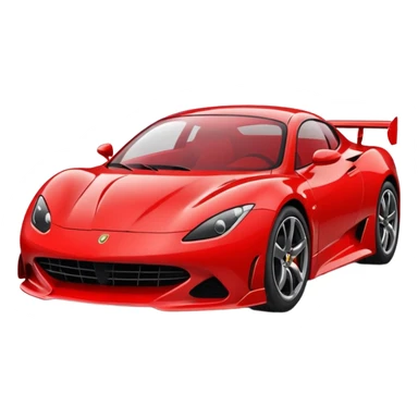 Sport car frontline cartoon iphone emoji sticker