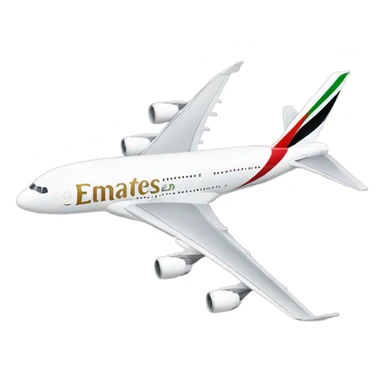 Emirates plane sticker