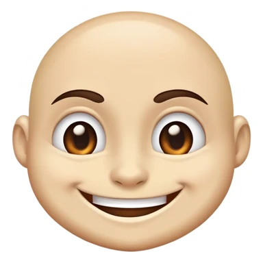 Mischievous devious smile sticker