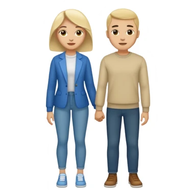 ligth couple full body sticker