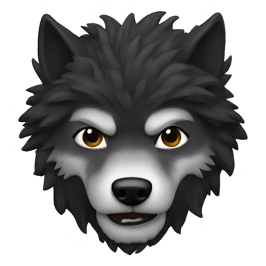 Black Stark of stark  wolf sticker