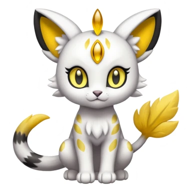 Meloetta-Gatomon-Liepard-Pokémon-Digimon-Fakémon-fusion-hybrid-creature sticker