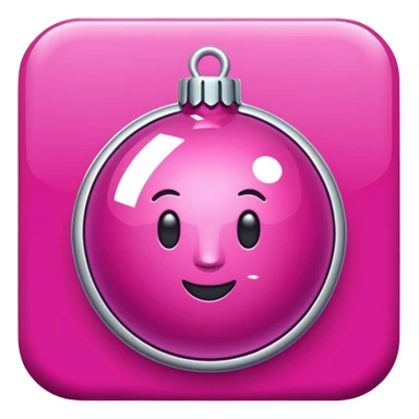Telekom magenta chrismast sticker