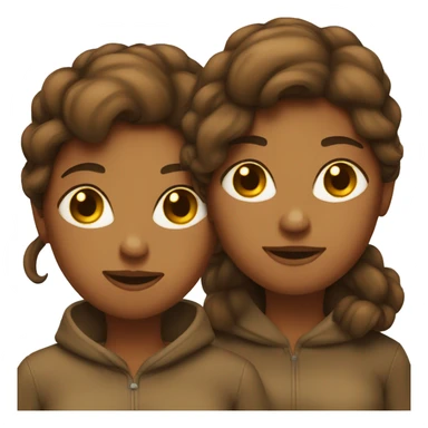 Brown lesbian couple  sticker