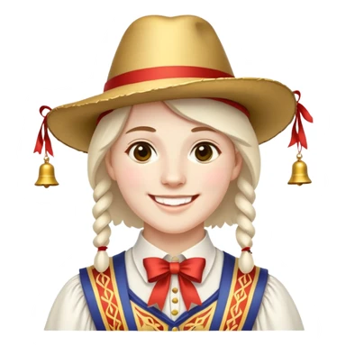 Morris dancer sticker