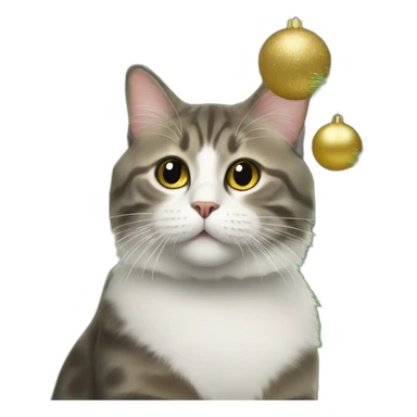 cat-in-christmas-tree sticker