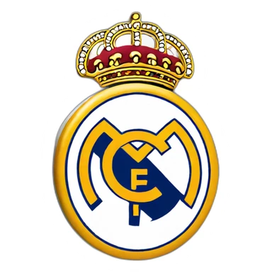 real Madrid escudo original sticker