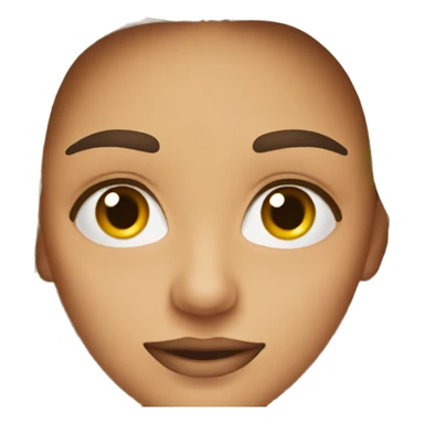 Waxed eyebrows sticker