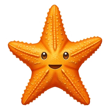 Starfish without the face  sticker