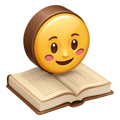 Crea un emoji de un libro dando una vuelta de 360 grados sticker