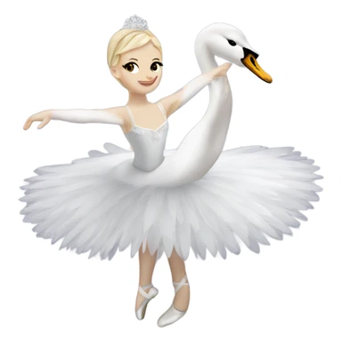 balletrina swan lake sticker