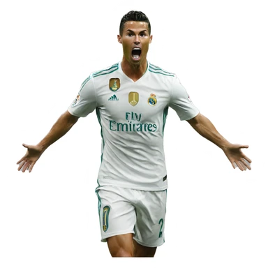 Suprised Cristiano Ronaldo sticker