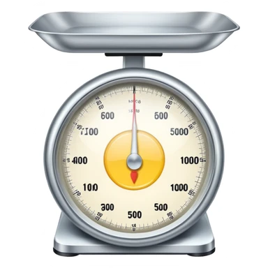 weighing scales sticker