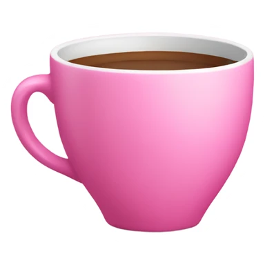 Pink cup sticker