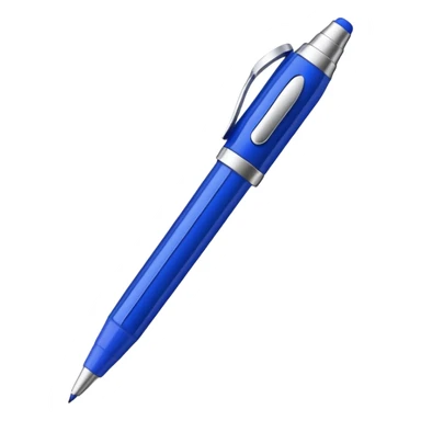 ballpoint pen angled with thin tip sticker