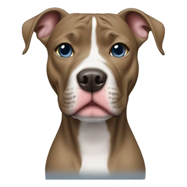 blue nose pitbull sticker