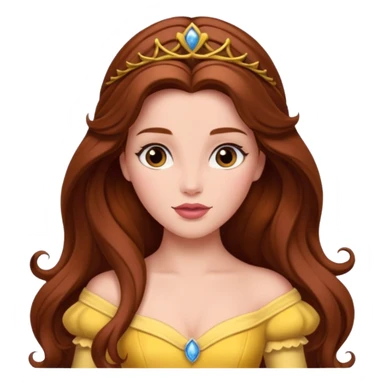 princess belle rose sticker