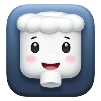 Marshmallow  sticker