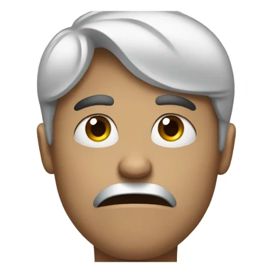 Annoyed person  sticker