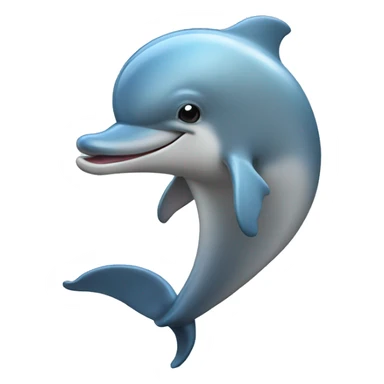 Dolphin with chups  sticker