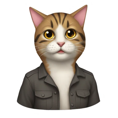 komik şapkalı kedi ve köpk sticker