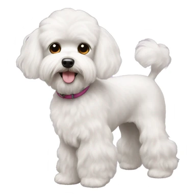 Maltese poodle sticker
