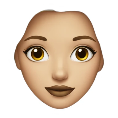 BLONDE GIRL WITH MAKEUP sticker