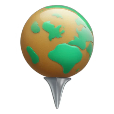 localisation pushpin but it's the planet sticker