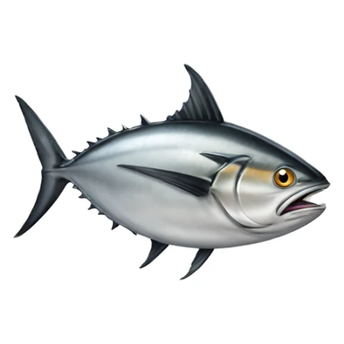 tuna fish writing on a keyboa sticker