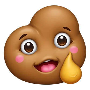 Poop in kisses sticker