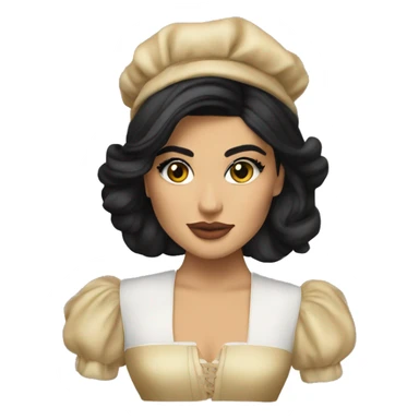 Kylie Jenner as an aristocrate sticker