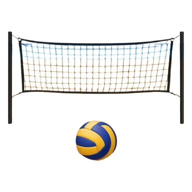 beach Volleyball court sticker