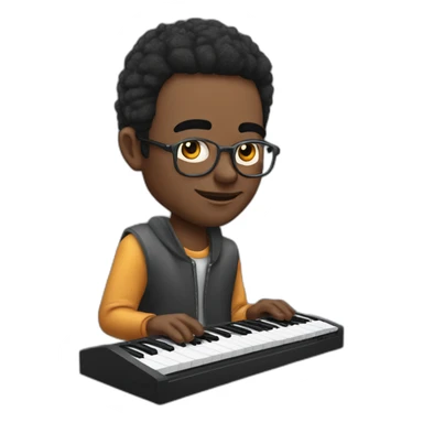 David Randall Blythe PLAYING SYNTHES KEYBOARDS sticker