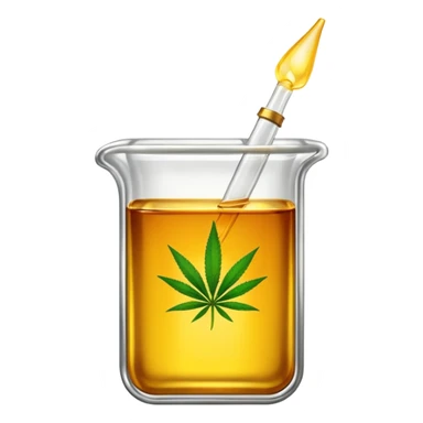 A weed cartridge sticker