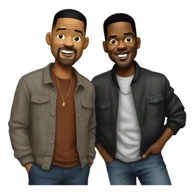 Will smith and chris rock sticker