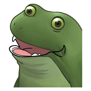 Emoji biting lip sticker