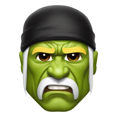 Pro wrestler hulk hogan  sticker