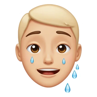 Tears of Joy face sticker