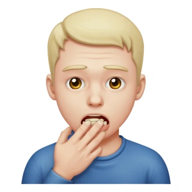 Guy choking himself  sticker