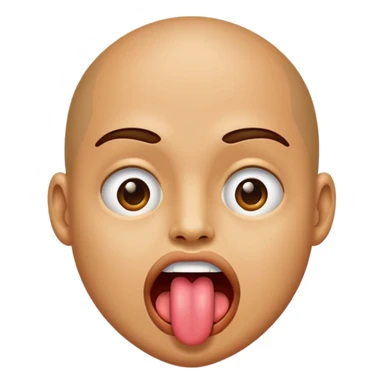 Tounge sticking out  sticker