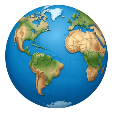 Un emojin de  geografie sticker