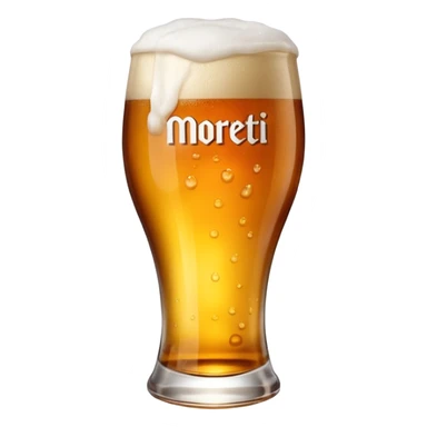 birra Moretti in vetro sticker