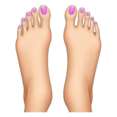 Feet with nail claws sticker