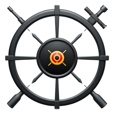 rifle crosshair sticker