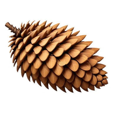 Spruce pine cone sticker
