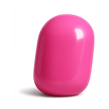 pink object, shiny and modern sticker