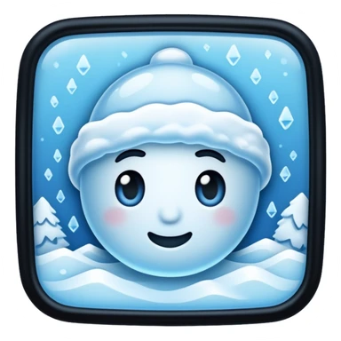 Cold outside sticker