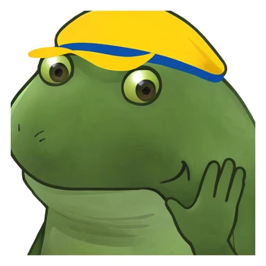 Tired yellow face in style of emoji  sticker