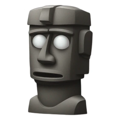 monitoring moai sticker