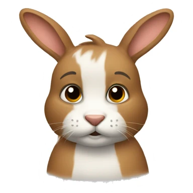 Konijn sticker